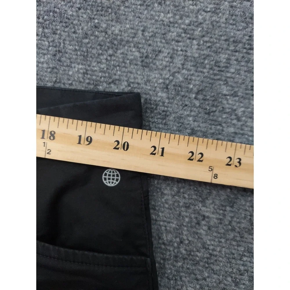 Adidas Golf Pants Mens 40x34 Black Flat Front Stretch Performance Outdoor Preppy